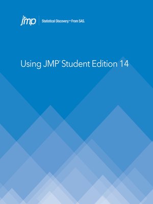 cover image of Using JMP Student Edition 14